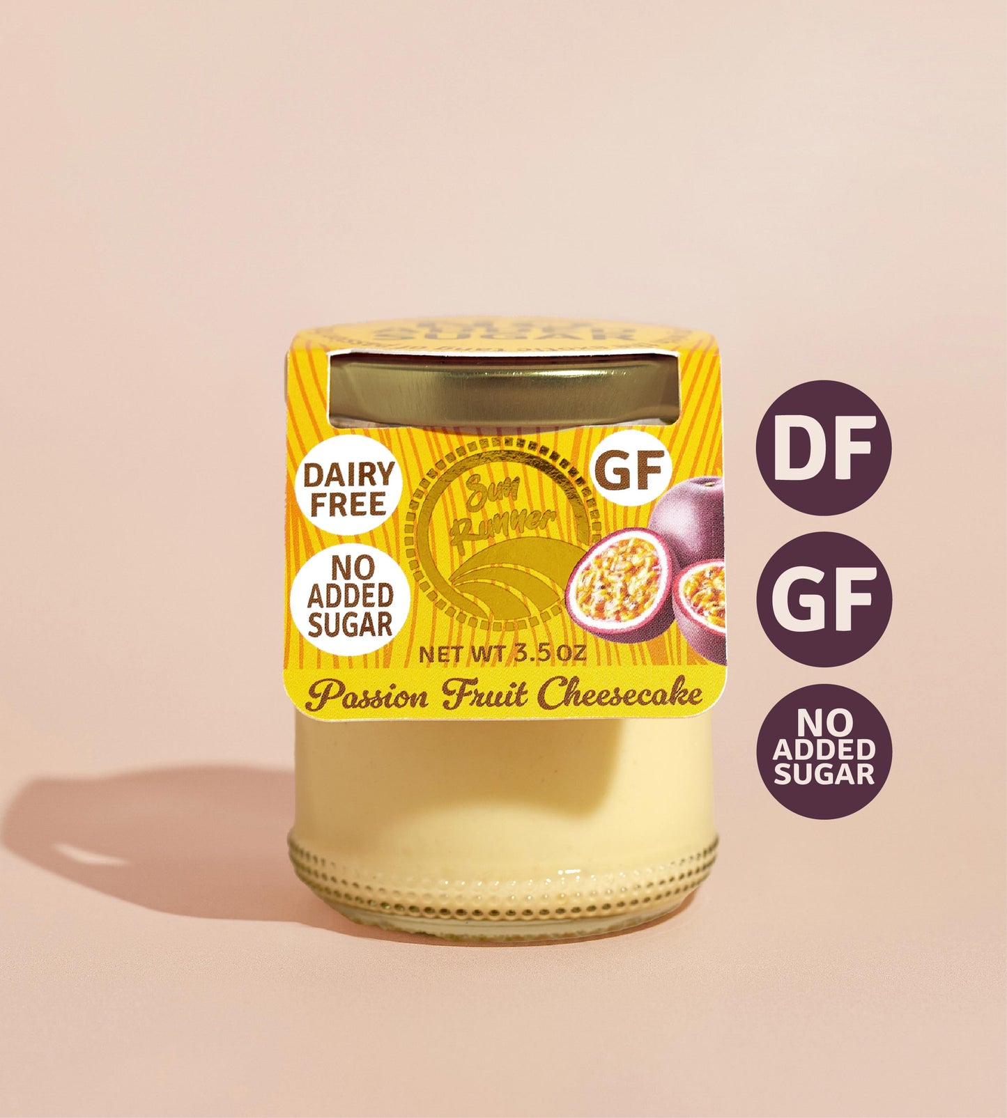 Passion Fruit Cheesecake (6 pc)